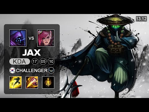 Canyon Jax vs Vi Jungle - KR Challenger - Patch 13.12 Season 13