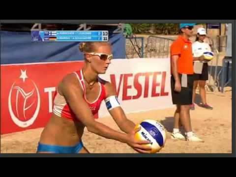 Beachvolley 2017-Behrens/Schumacher GER vs Lahti/Parkkinen-2017  Alanya Masters-FINAL