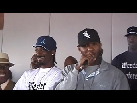 Spider Loc Ambushes The Game & Snoop At West Coast Peace Conference Video