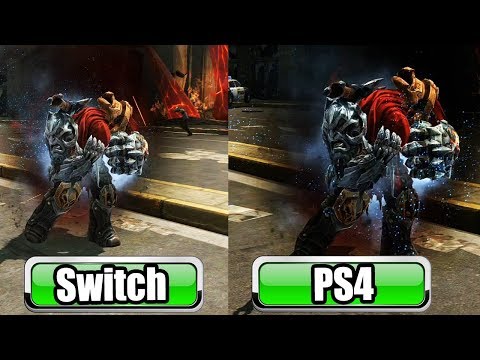 Darksiders Warmastered Edition - Switch vs PS4 - Gameplay Comparison