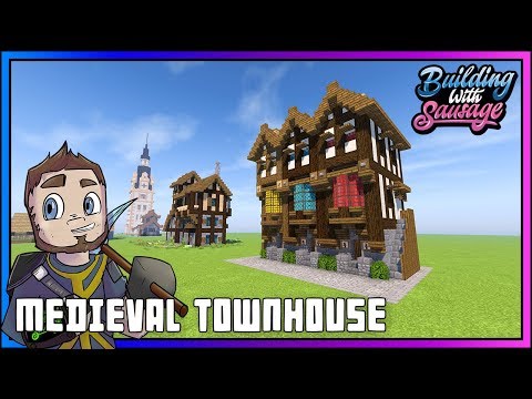 TheMythicalSausage - Minecraft Tutorial - How to Build a Medieval Townhouse