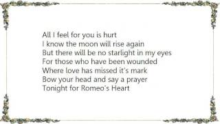 John Farnham - Romeo's Heart Lyrics