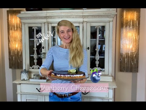 Mein liebstes low carb Blueberry Cheesecake Rezept mit Chunky Flavour von More Nutrition 🫐🍋