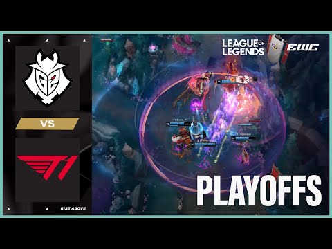 DECIDER MATCH FOR 3rd PLACE! G2 Esports vs T1 - HIGHLIGHTS - League of Legends at EWC 25