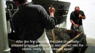 preview picture of video 'Pressing Pinot Noir, Champagne, 2009'