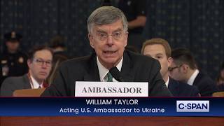 Ambassador William Taylor Opening Statement