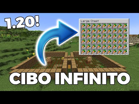 Infinite Food with Villagers | Minecraft Farm Crop 1.20