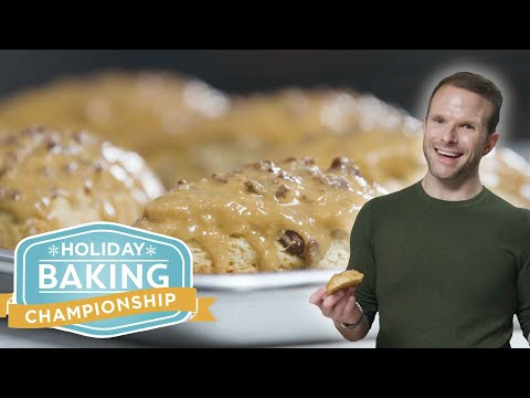 Maple Bacon Scones with Zac Young | Holiday Baking Championship | Food Network