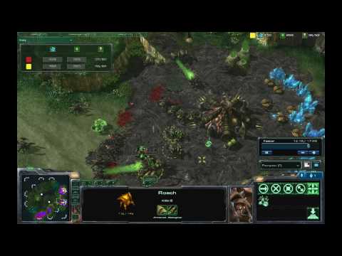 Starcraft 2 ZvZ TheFruitMerchant vs TheWind (LT) Part 2 - Full HD