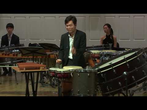 Xenakis' "Rebonds B", performed by Michael Yeung