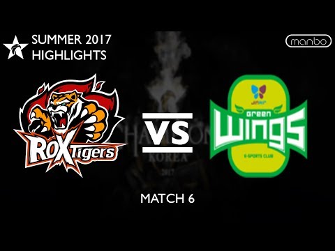 ROX vs JAG Game 2 Highlights LCK Summer 2017 ROX Tigers vs Jin Air Greenwings LoL eSports