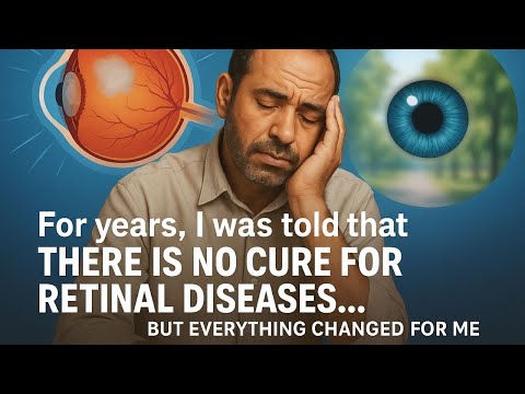 For years, I was told that there is no cure for retinal diseases… but everything changed for me.