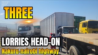 Major Accident Involving 3 Lorries on Nakuru–Nairobi Highway