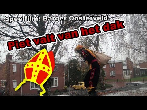 Zwartepiet valt van het dak! Speelfilm: #Werftv Bredeschool Barger Oosterveld