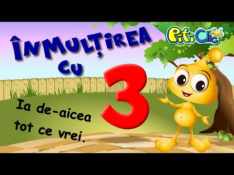 Tabla inmultirii - in versuri HAZLII (cu 3)