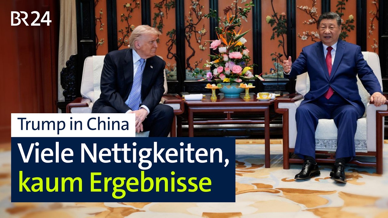 Trump in China: Schöne Bilder, kaum Ergebnisse | BR24