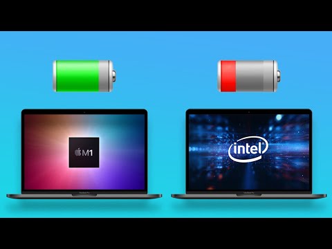 MacBook Pro 13" M1  vs  MacBook Pro 13" Intel: Battery Test
