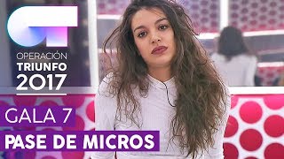 LÁGRIMAS NEGRAS - Ana Guerra | Primer pase de micros para la Gala 7 | OT 2017