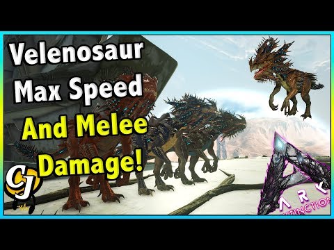 ARK INSIGHT! || VELENOSAUR MAX MOVEMENT SPEED AND MAX MELEE DAMAGE!! ARK SURVIVAL EVOLVED!