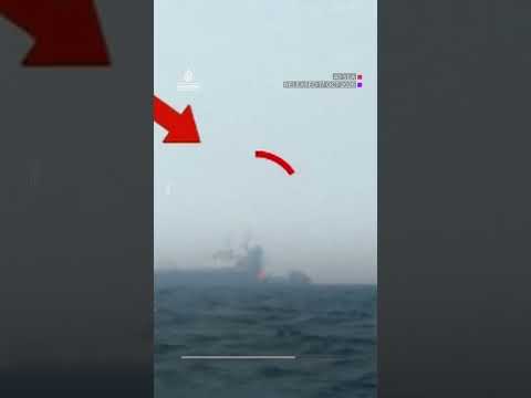 Iranian TV airs video said to show tanker explosion in Hormuz