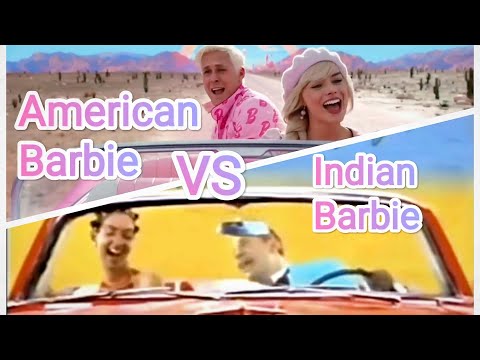 American Barbie vs Indian Chaloo Girl👯 Comment your favourite 😂😂😂 #barbiegirl #barbie #meme #funny