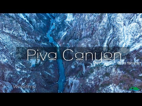 Piva Canyon Wintertime ~ Discover Montenegro in colour ™ | ❄️🌨️🗻🌊 #piva
