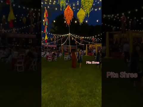 Pita shree multicolor handmade hanging fabric lantern, for d...