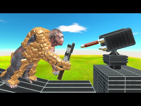 ROCKET LAUNCHER VS WORKSHOP UNITS | Animal Revolt Battle Simulator
