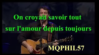 Francis CABREL  Sarbacane   Live  LYRICS