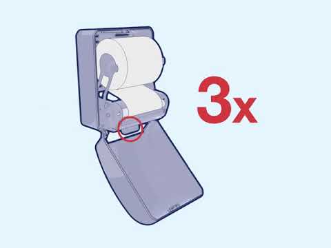 Tork Mechanical Hand Towel Roll Dispenser Load Refill Video