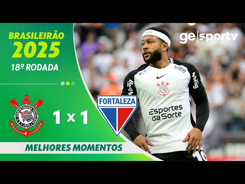 Gols e lances de Corinthians x Fortaleza