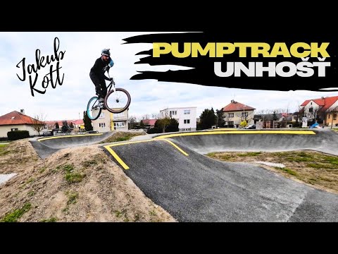 Pumptrack Unhošť – Koťák jede pumpičku 🙀