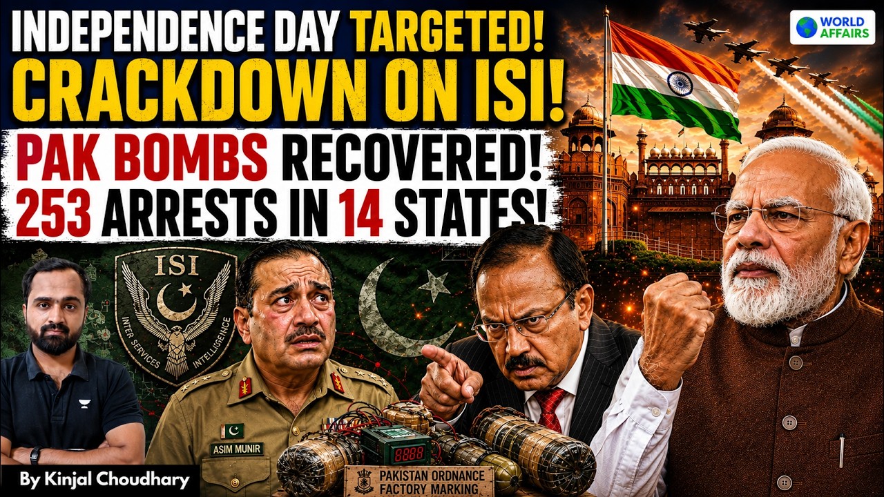 INDIA FOILS BIG TERROR ATTACK Ahead Of I-Day! PAK ISI Shahzad Bhatti Network Destroyed | Kinjal