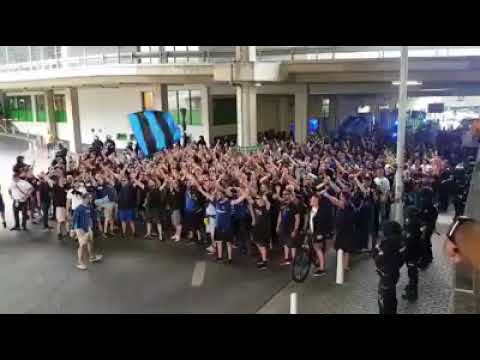 FC Saarbrücken gegen 1860 München Fanmarsch teil 2