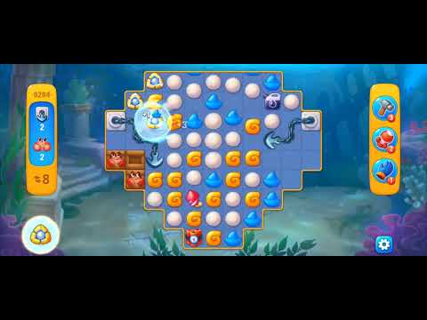 Fishdom Easy Level 9294 (with 2 lightning boosters) @choraelmin