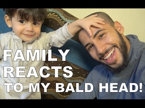 MY FAMILY REACTS TO MY BALD HEAD!!!