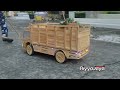 Tes Angkut Buah Kelengkeng Truk Mainan Miniatur Dari Stik Es Krim