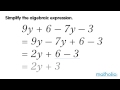 Simplifying Algebraic Expressions (2)