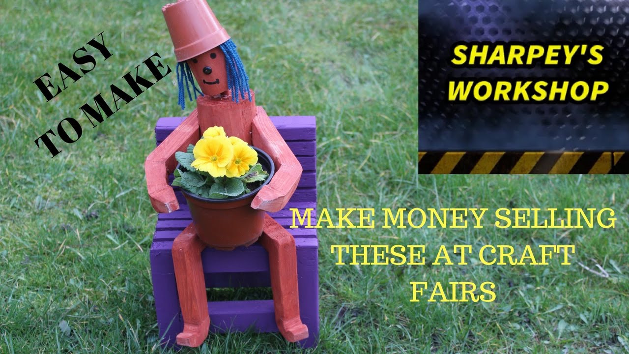 Watch video HOW TO MAKE A WOODEN MAN PLANT HOLDER Now HOW TO MAKE A WOODEN MAN PLANT HOLDER