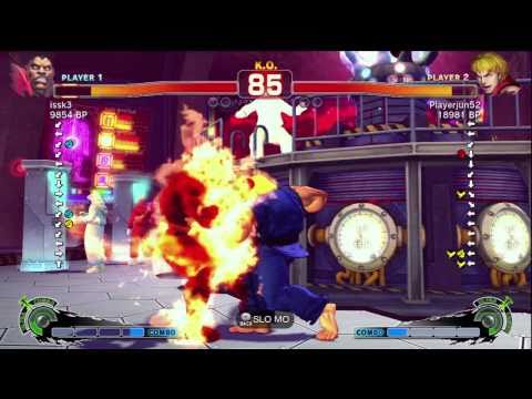 Playerjun52 [Ken] vs issk3 [Balrog] SSF4 Japanese Online Ranked Matches - TRUE-HD