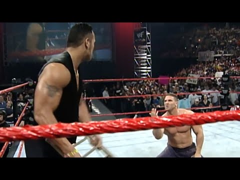 The Rock Sends Ken Shamrock To The E.R. Before WrestleMania XIV (Nation of Domination) - RAW IS WAR!