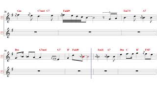 Yesterday 예스터데이 - Bb Tenor/Soprano Sax Sheet Music [ Kenny G ]