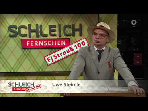 Laudatio auf F.J. Strauß von E. Honecker zu seinem 100./Schleichfernsehen (27.08.2015)