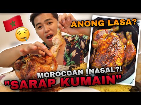 MOROCCAN CHICKEN ROTISSERIE MUKBANG 🇲🇦 “NAKAKAGUTOM”
