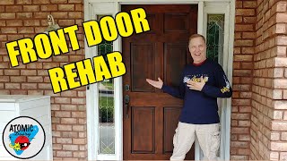 Front Door Rehab - Cheap Fix For Old Wood