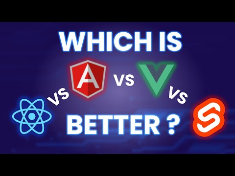 Best JS Framework For Beginners 2025 | React vs Angular vs Vue vs Svelte