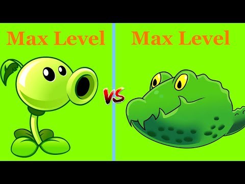 Plants Vs Zombies 2 Peashooter Vs Guacodile Max Level with Power UP PVZ 2 !