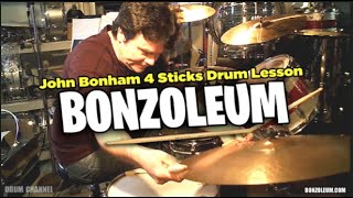 John Bonham FOUR STICKS *DRUMS Led Zeppelin