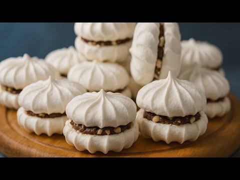 Eierweiße übrig? Dann bereitet unbedingt diese Baisers zu – sie zergehen auf der Zunge wie Butter!