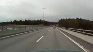 preview picture of video 'Oslo til Kristiansand 330 km på 10 min.'